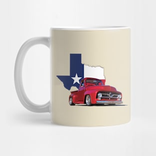 Custom Ford Truck on Texas Mug